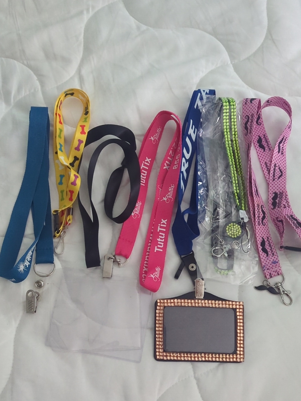 7 Assorted Lanyards